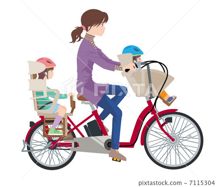 3 people cycling _ people 3 people cycling _ people 7115304