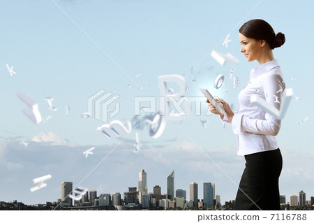 Business person and finance related background Business person and finance related background 7116788