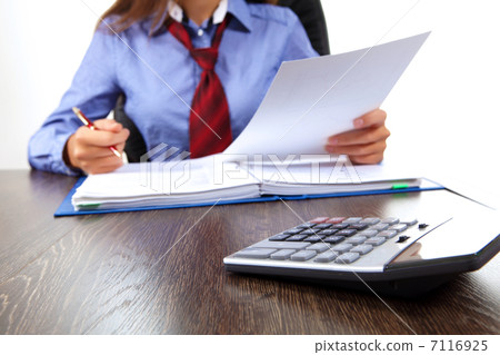Business woman at office Business woman at office 7116925