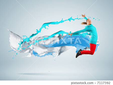 Modern style dancer Modern style dancer 7117392