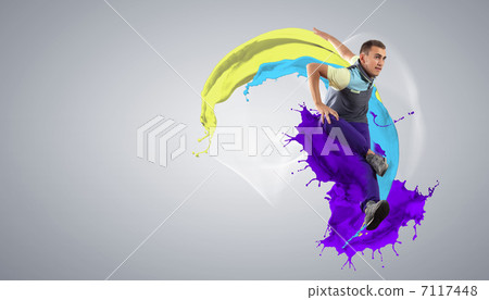 Modern style dancer 7117448