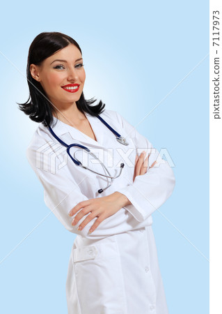 young female doctor portrait 7117973
