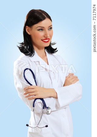 young female doctor portrait young female doctor portrait 7117974