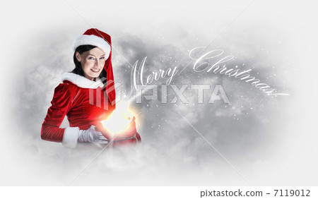 Attracive girl in santa clothes Attracive girl in santa clothes 7119012