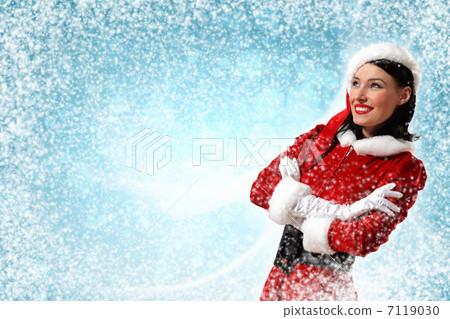 Attracive girl in santa clothes Attracive girl in santa clothes 7119030