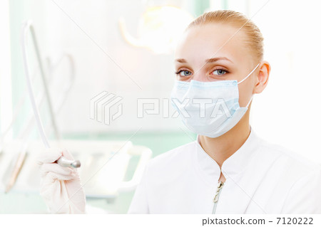 A portrait of a dental worker 7120222