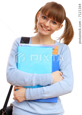 Happy student with books Happy student with books 7121164