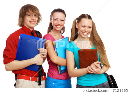Happy student with books Happy student with books 7121365