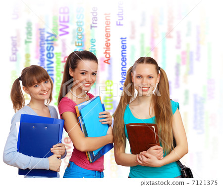 Happy student with books Happy student with books 7121375