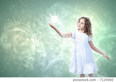 Child with magic light Child with magic light 7124060