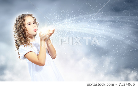 Child with magic light Child with magic light 7124066