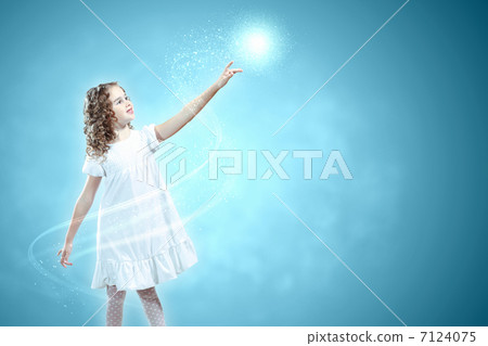 Child with magic light Child with magic light 7124075