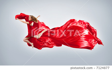 Modern style dancer posing 7124877