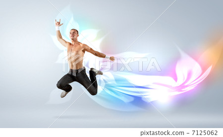 Modern style dancer posing 7125062