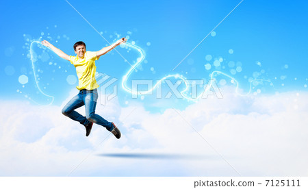 Modern style dancer posing Modern style dancer posing 7125111