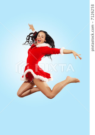 portrait of pretty snowgirl portrait of pretty snowgirl 7126258