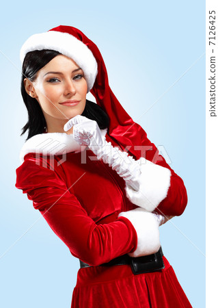 pretty santa girl 7126425