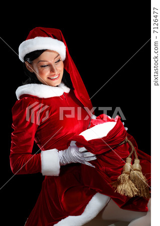 pretty santa girl pretty santa girl 7126477