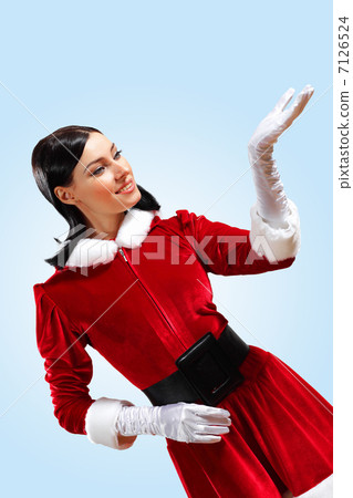pretty santa girl pretty santa girl 7126524