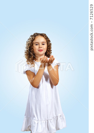 portrait of a cute little girl 7126529