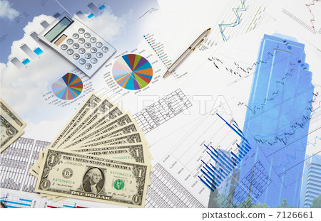 Financial and business charts and graphs 7126661