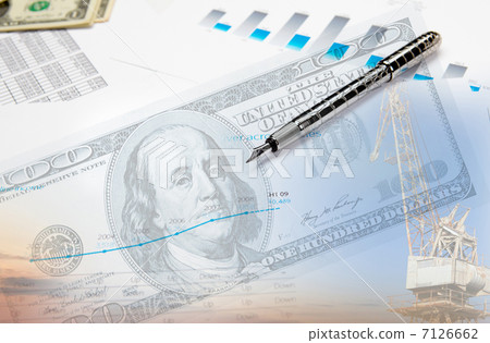Financial and business charts and graphs 7126662