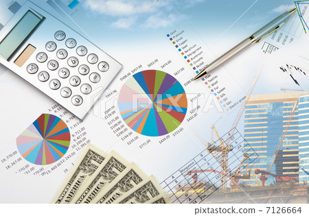 Financial and business charts and graphs 7126664