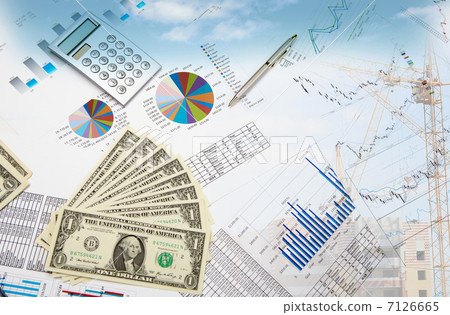 Financial and business charts and graphs 7126665