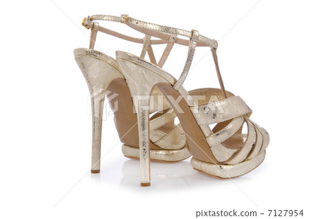 Nice woman shoes isolated on white Nice woman shoes isolated on white 7127954