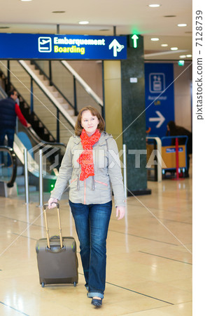 Tourist in the airport 7128739