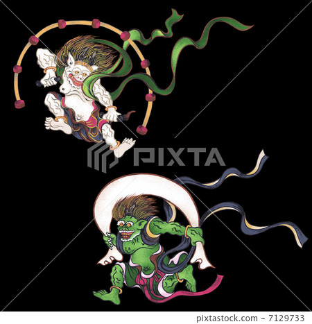 Wind God Raiden - Stock Illustration [7129733] - PIXTA