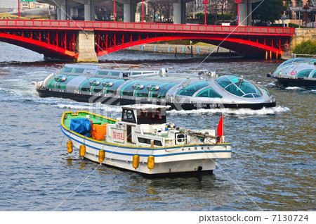 Sumidagawa Cruise Ship "Hotaruna" (Asakusa Azumabashi / Tokyo) 7130724