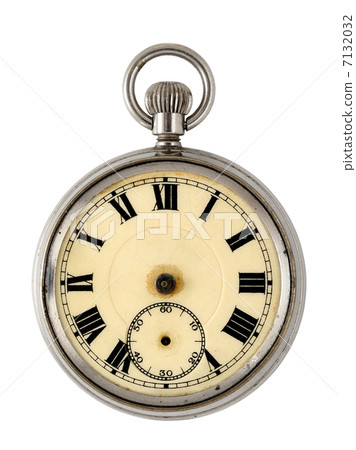 Vintage watch isolated on white background 7132032