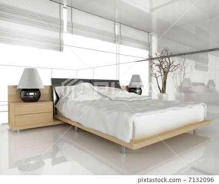 Modern bedroom 7132096