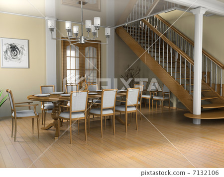 Restaurant a room in the house 7132106