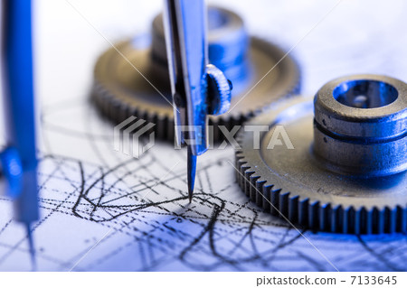 Mechanical ratchets, dividers and drafting Mechanical ratchets, dividers and drafting 7133645