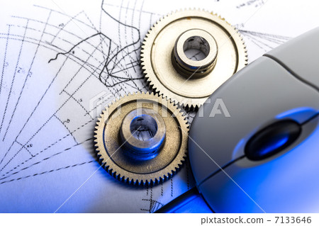 Mechanical ratchets, drafting and mouse Mechanical ratchets, drafting and mouse 7133646