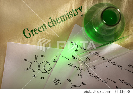 Green chemistry with reaction formula Green chemistry with reaction formula 7133690