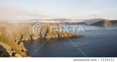 View from Lundeura at Runde Island (Norway) View from Lundeura at Runde Island (Norway) 7134112