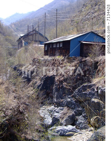 Trace of the former substation of Ashio Copper Mine 7134428