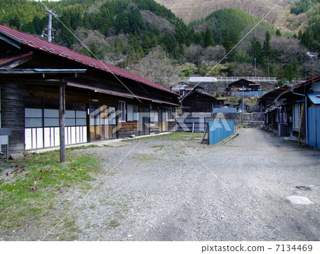 Ashio Copper Mountain Mine Settlement Site 7134469