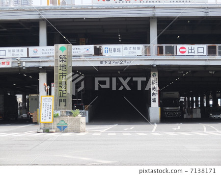 Tsukiji Market main gate Tsukiji Market main gate 7138171