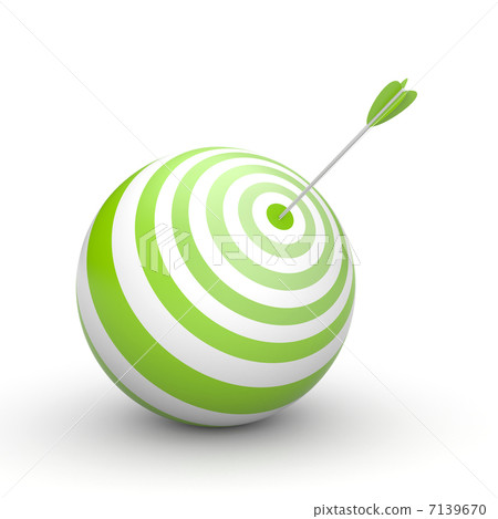 Target with arrow 7139670
