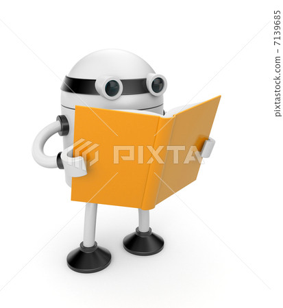 Robot read the book Robot read the book 7139685