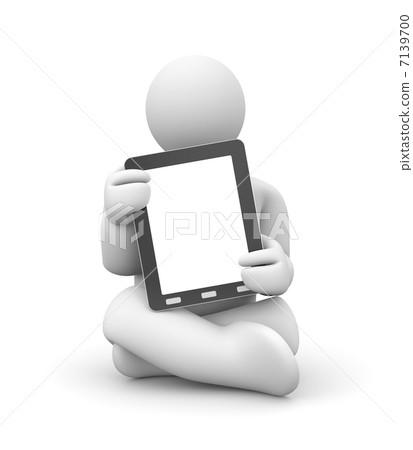 Presentation. Person with pad 7139700