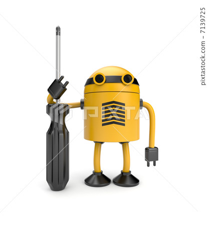 Robot with screwdriver 7139725