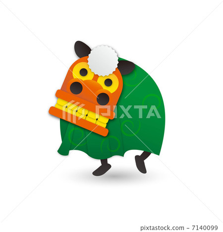 Shishimai【新年賀卡材料】 7140099