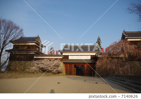Ueda castle East Higuchi Temple gate 7140626