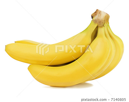 Bunch of bananas isolated on white background. Bunch of bananas isolated on white background. 7140805