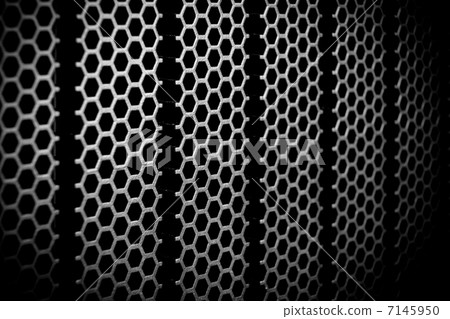 abstract metallic grid 7145950